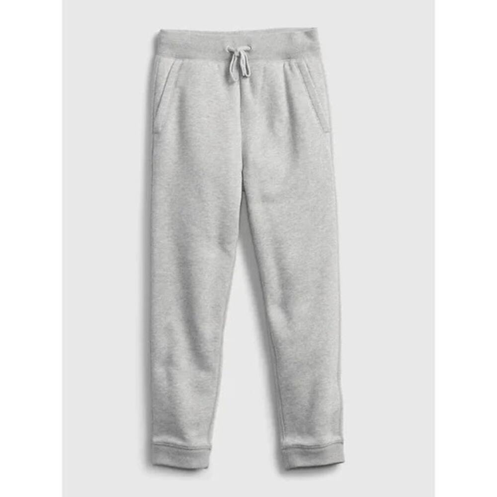 NWT Lot of 2 Gap Kids Sherpa Lined Joggers | Gray | SZ‎ 6-7